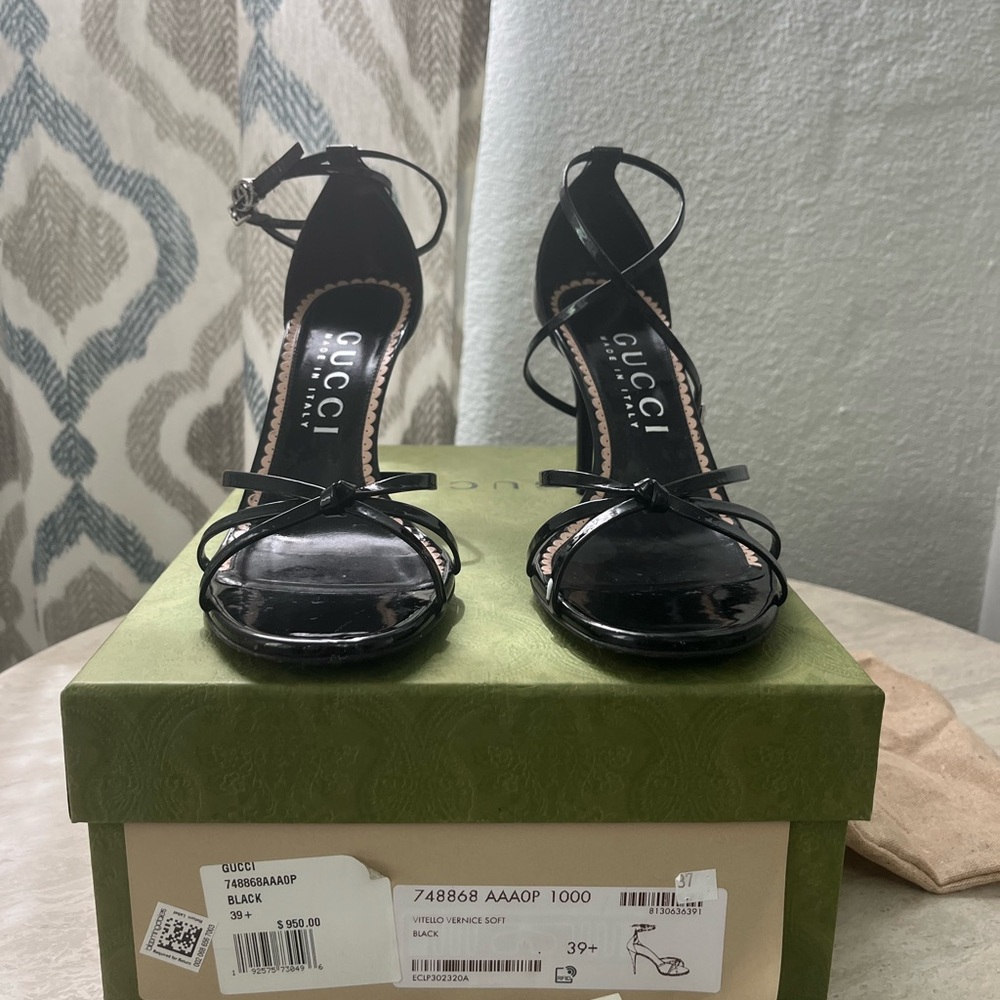 Gucci Black Strappy Heels - Picture 2 of 6